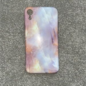 iPhone XR marbled case